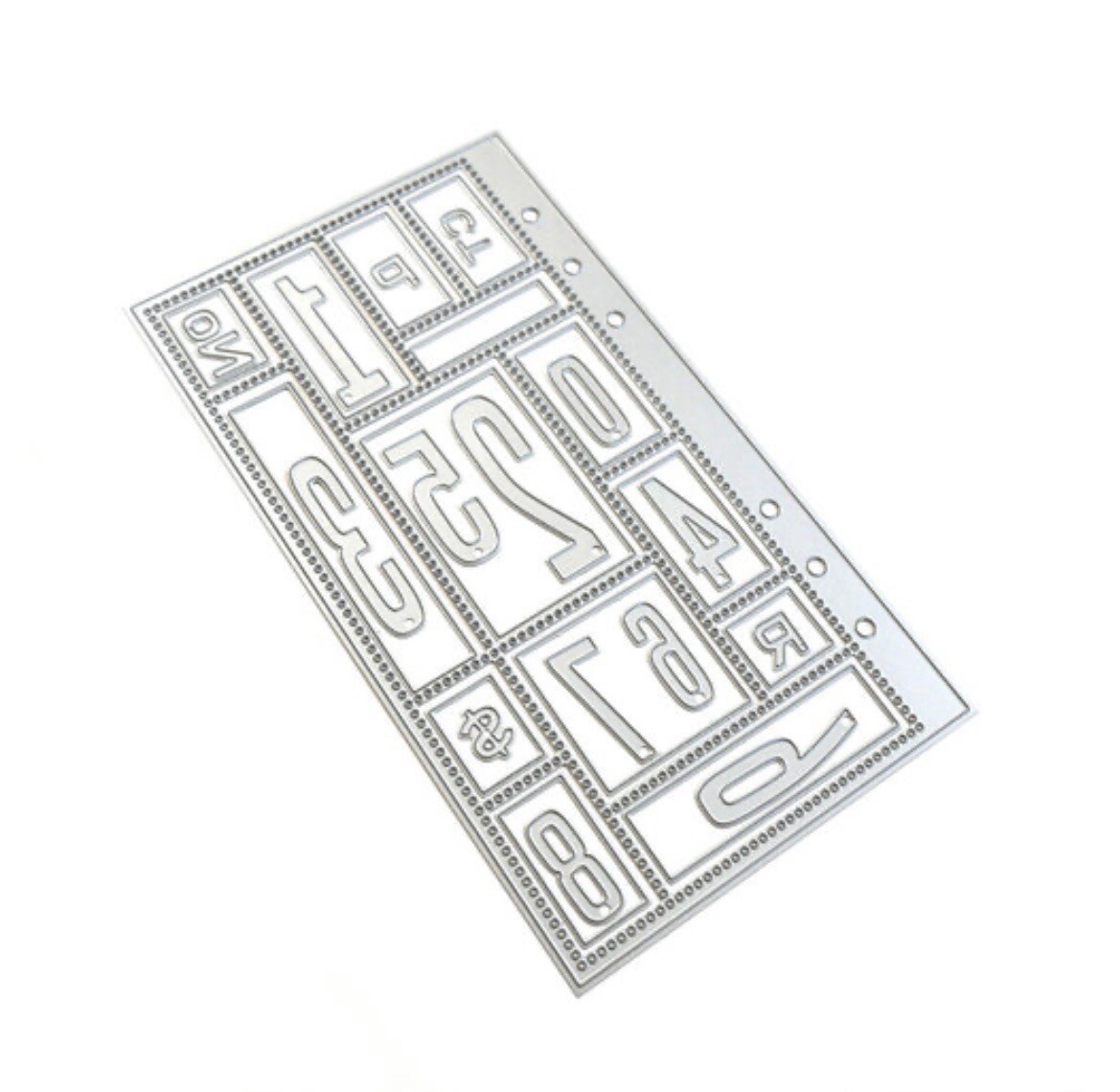 Planner Craft Numbers Frame Universal Metal Cutting Dies-image