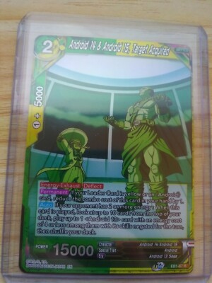 Dragon Ball Super / Android 14 & Android 15, Target Acquired / NM / Rare |  eBay
