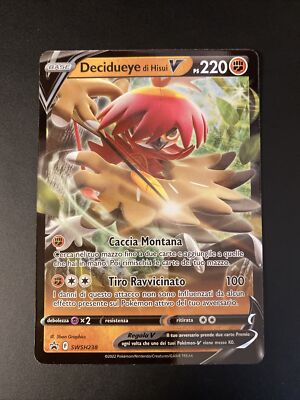 Pokemon Ita Near Mint Decidueye Di Hisui V SWSH238 Sword And Shield Promo