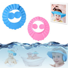 Baby Kid Bath Water Soap Head Ear Protector Adjustable Shower Visor Shield Guard
