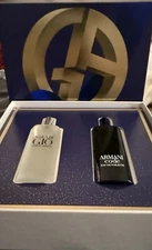 Giorgio Armani Acqua Di Gio 0.5 oz & Armani Code 0.5 oz Men Fragrance Gift Set