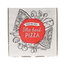 100 Pizzakarton Pizzaboxen Pizzaschachtel Faltschachtel 20x20x3cm Venezia