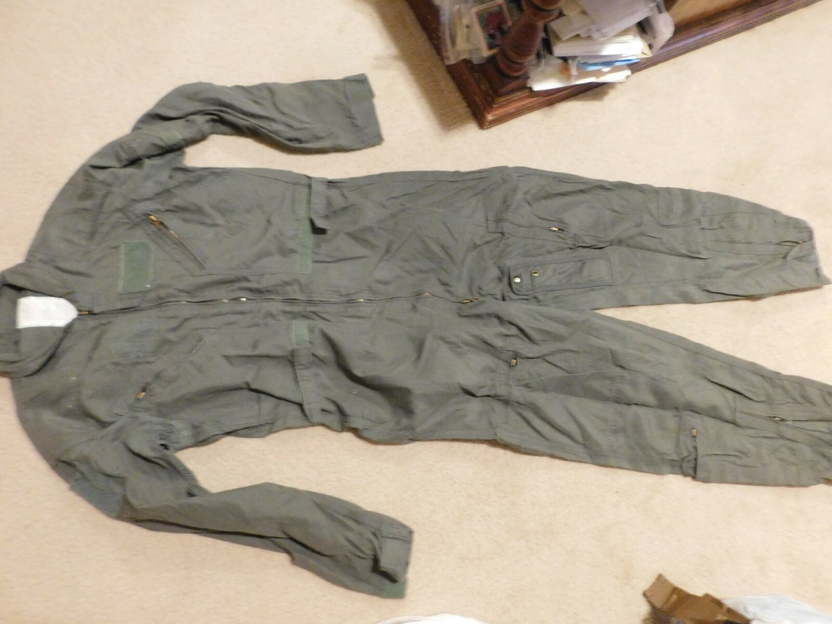 USAF NOMEX GREEN FLYER'S FLIGHT SUIT SUMMER CWU 27/P SZ 42L | eBay