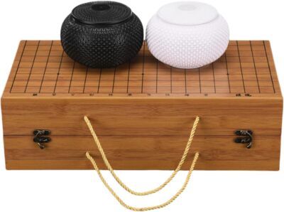 Go Set Go Board Set Portable Bamboo Foldable