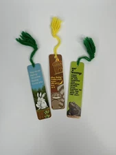 Vintage 1974 Sunshine Thoughts Antioch Bookmark Bunny Love Fun Bullfrog Cat Bird