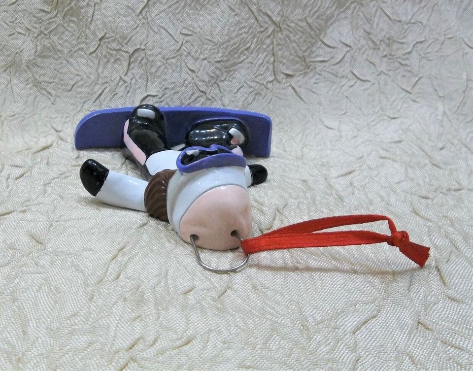 Girl On Snowboard Resin Christmas Ornament Sports Holiday New eBay