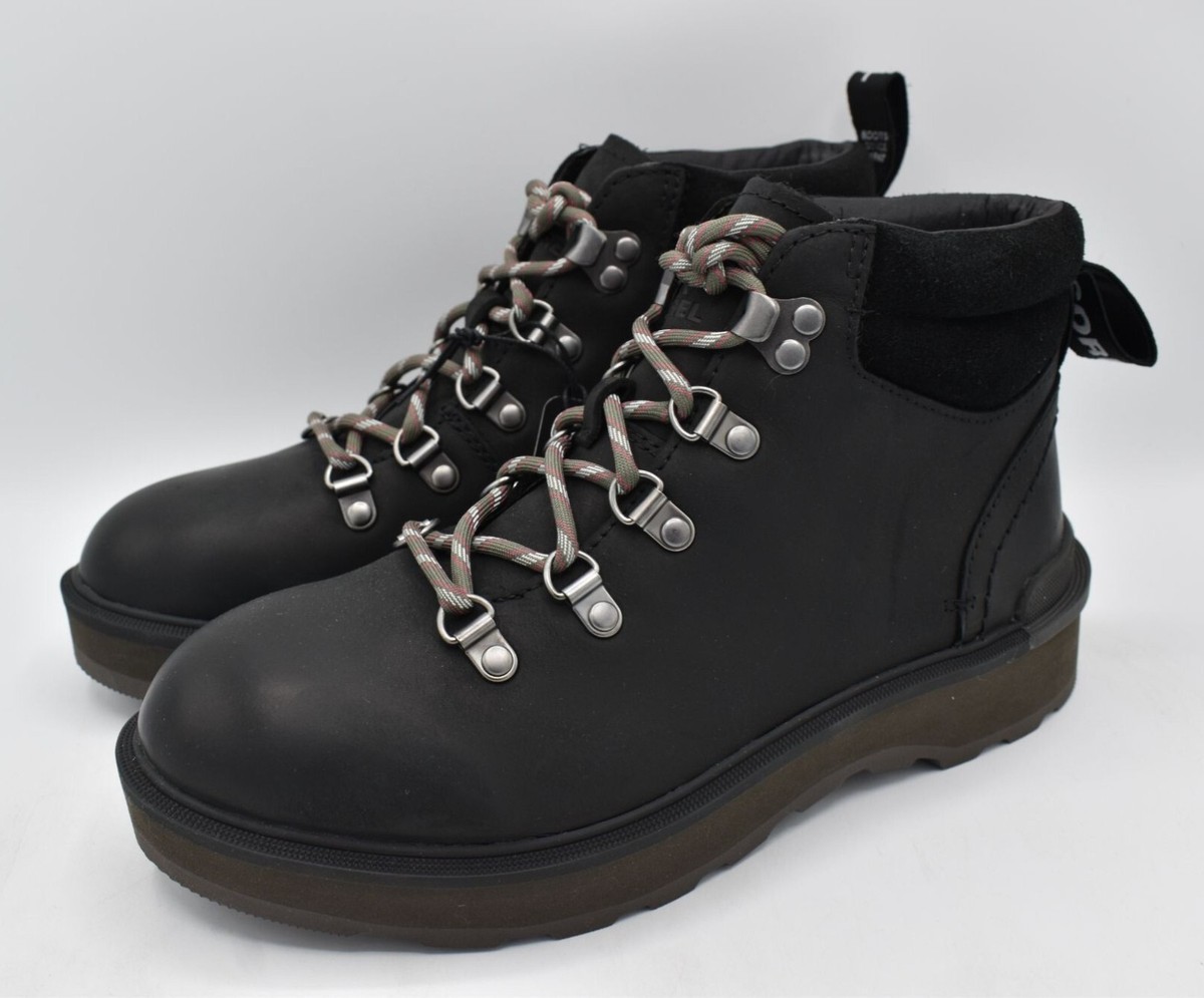 Sorel Womens Size 9 Hi Line Hiker Jet Black Waterproof