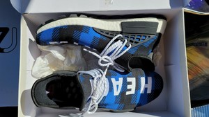 human races blue plaid