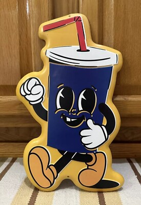 Fountain Drink Sign Popcorn Home Theater TV Movie Cinema Vintage Style Wall Deor