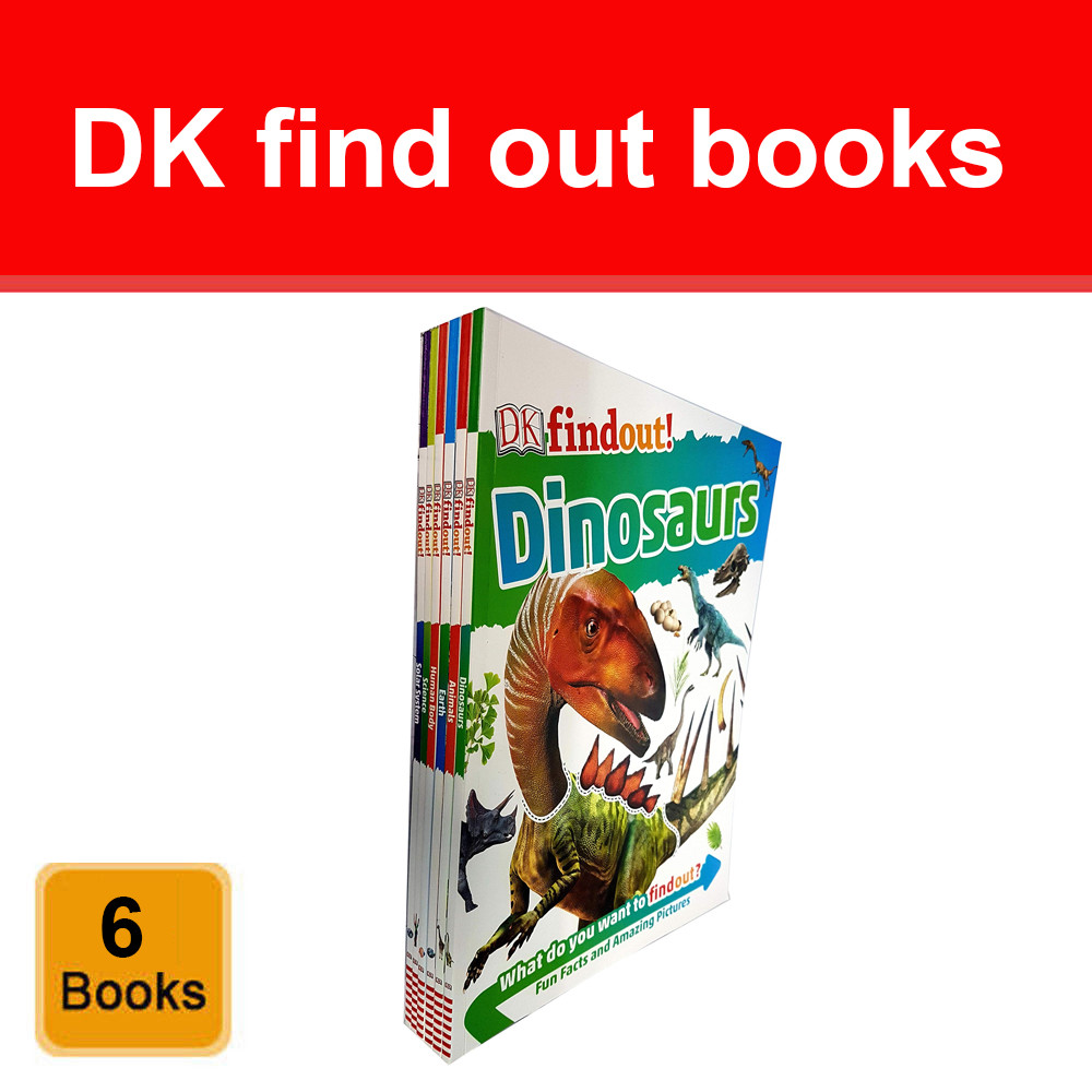DK Findout! Series with Fun Facts and Amazing Pictures 6 Books Collection Set