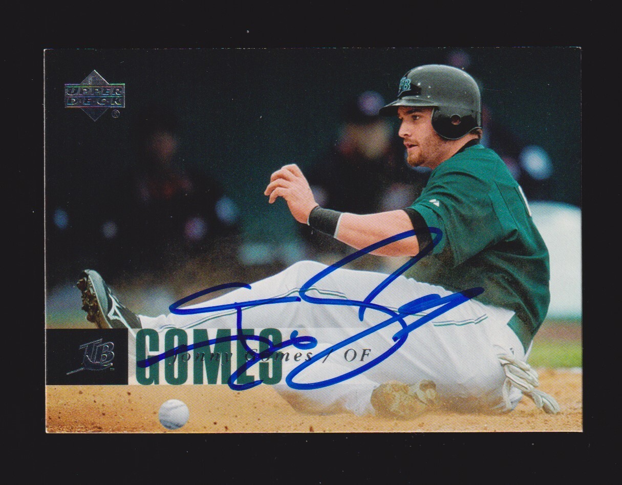 2006 UD #443 Jonny Gomes TAMPA BAY RAYS SIGNED AUTOGRAPH AUTO COA | eBay
