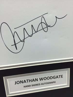 JONATHAN WOODGATE Real Madrid In-person signed seltene
