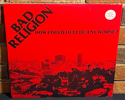 BAD RELIGION - How Could Hell Be Any Worse? Ltd 40th Anni COLORED VINYL LP New!