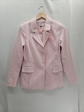 Cabi Pink Three button Long Sleeve Shoulder pads Blazer Size-4