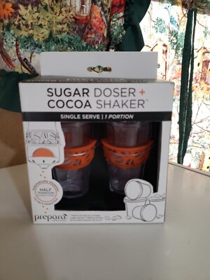 Prepara Sugar Doser Single Serve Dispenser & Cocoa Shaker - Fits K-Cup Carousel