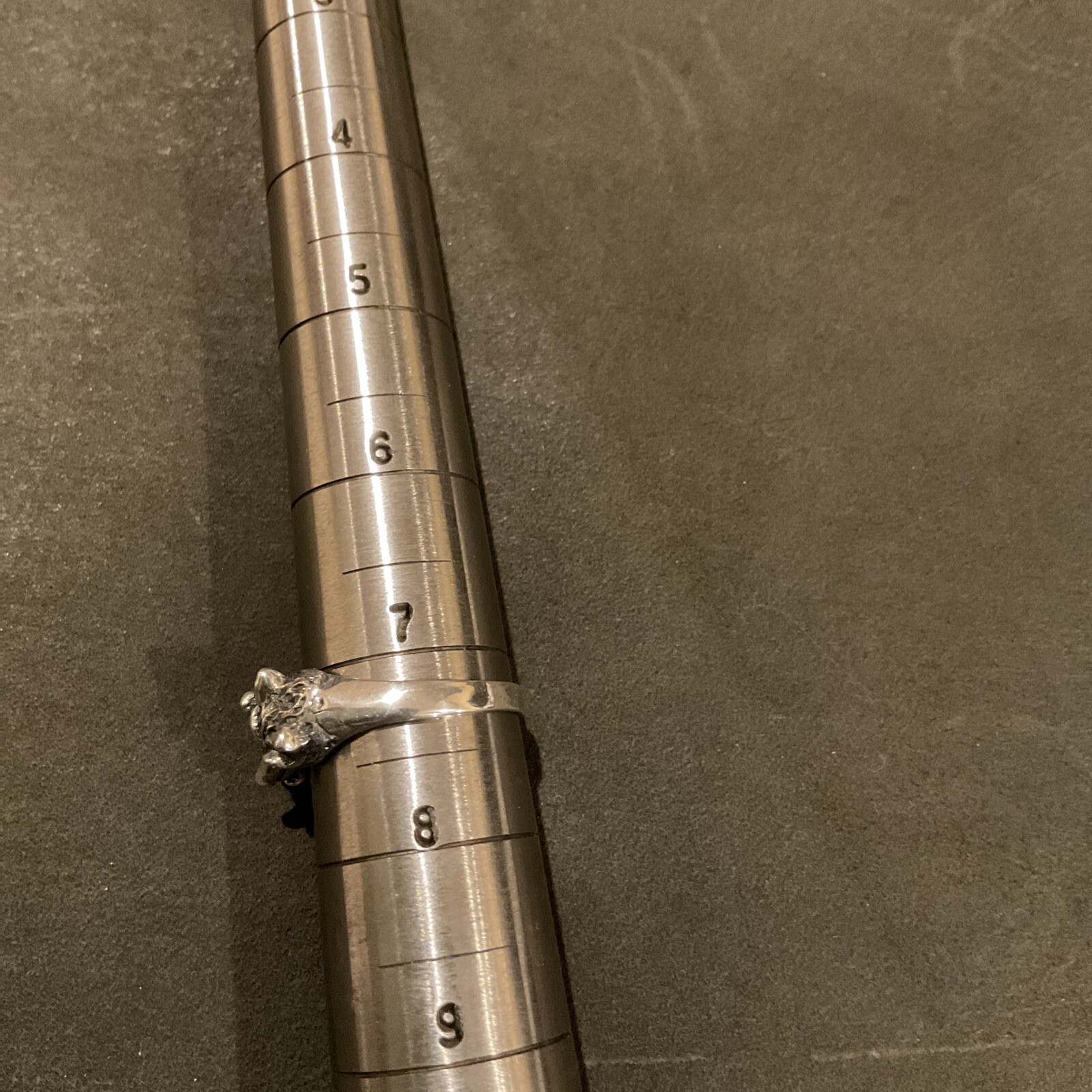 Sterling Silver Unique Wolf Ring - image 9