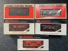 LIONEL ORE CARS AMTRAK, PENNSYLVANIA, NORTHERN PACIFIC, GADSON #6-52071 L@@K!!!