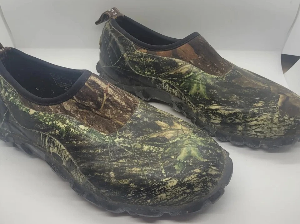 Bogs Men Size 7 Valley Walker Hunting Shoes Camo Waterproof Slip On Rubber Boots - Image 2 of 4