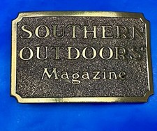 Southern Outdoors Magazine Promo Hunting Fishing Great American Belt Buckle