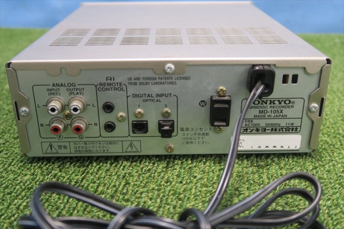 2024年春の オンキヨー ONKYO MD-105 MDレコーダー あったかくっ ラジオ・コンポ