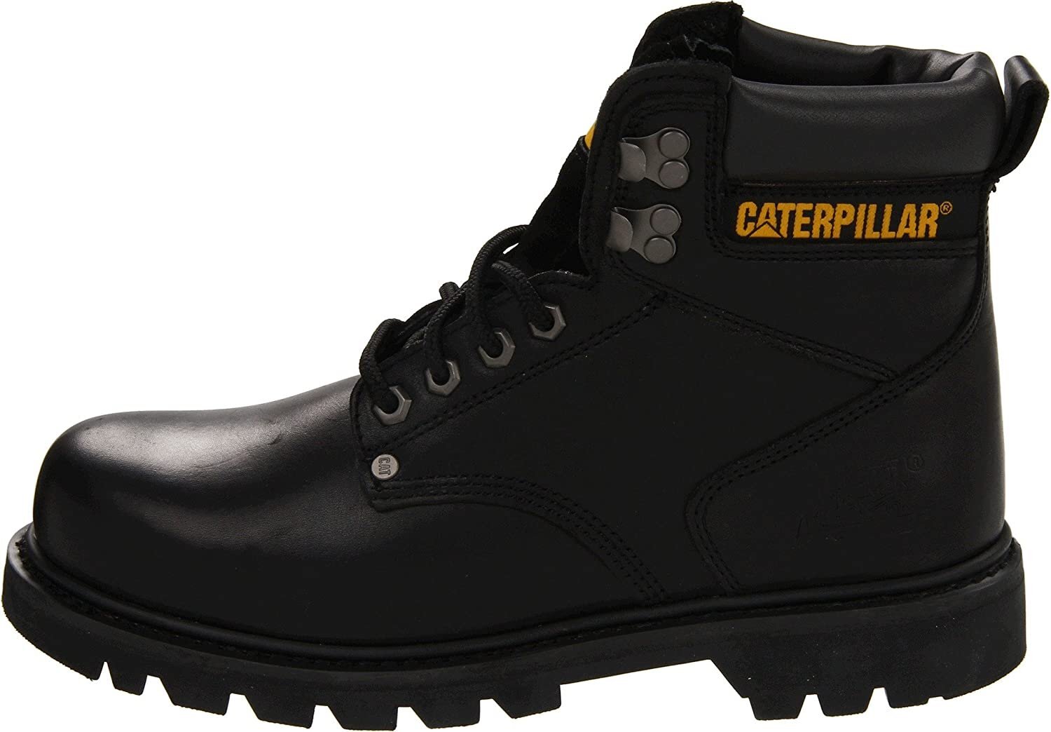 Caterpillar P72593 Men's 2nd Shift 6in. SoftToe Work Boots Dark