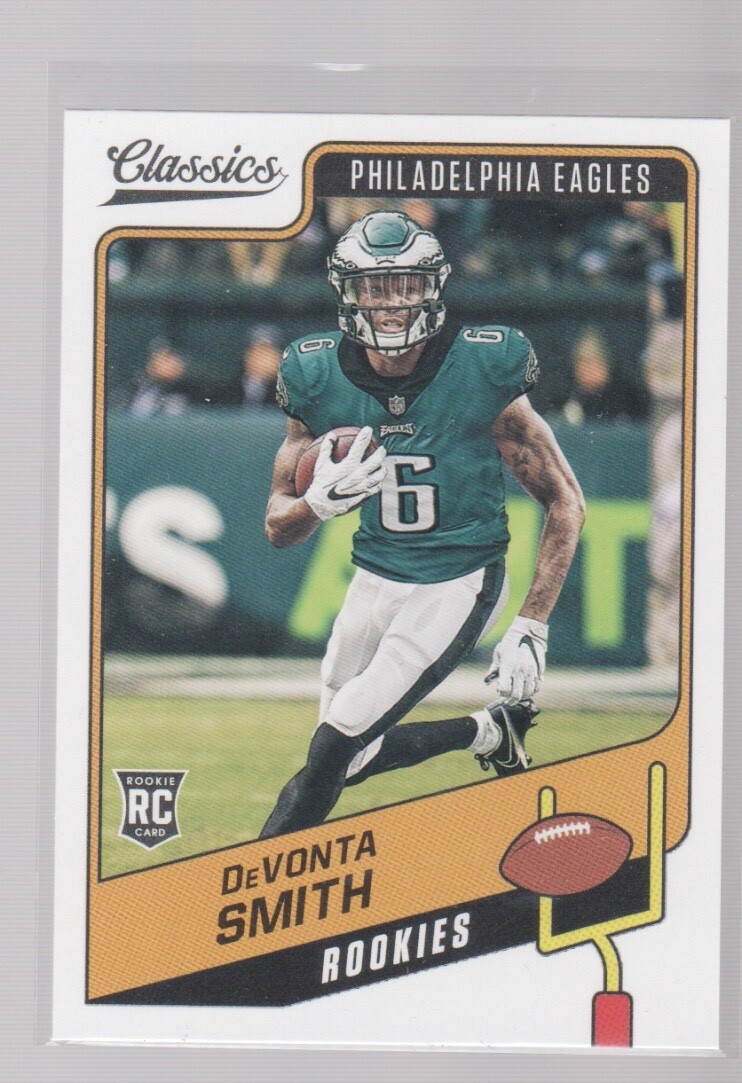 DEVONTA SMITH 2021 PANINI CLASSICS ROOKIE CARD #155
