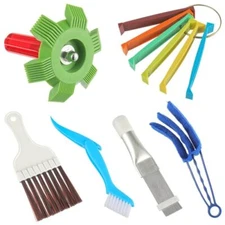 Air Conditioner Fin Cleaner Set Fin Combs Condensers Fin Straighteners Brushes