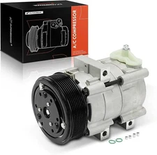 APM AC Compressor with 8-Groove Pulley Compatible with Ford & Lincoln