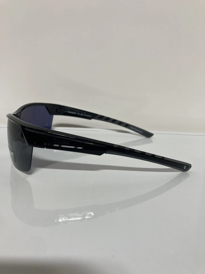 NUEVO EN CAJA Gafas de sol Timberland polarizadas TB9193 01D negras envolventes semi-sin montura Foto 3 de 4
