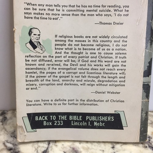 Christ Reflected in Bible Characters by Epp A Back to the Bible Publication 1959 - Picture 5 of 12