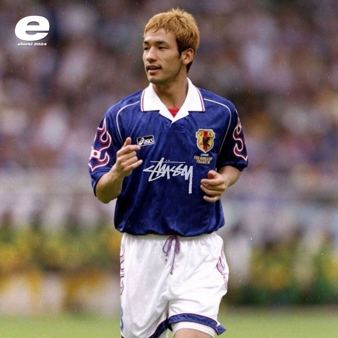 Japan x ASICS x Stussy World Cup 1998 Retro Jersey Men's Size XL thumbnail 7