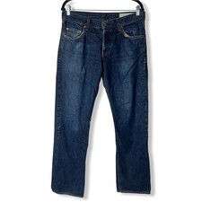 Rag & Bone Mens RB11X Classic Straight Leg Jeans Dark Wash Button Fly Sz. 33