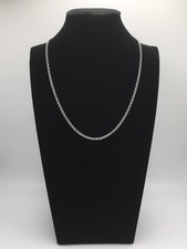 NEW Sterling Silver 3mm Rolo Chain Lobster Clasp Necklace 18  Marked 925 5.7g 73