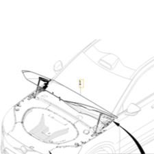 VOLVO EX90 Motorhaube original 32372545 OE