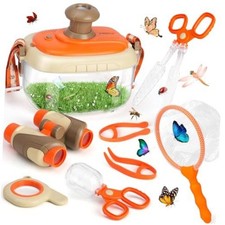 Bug Catcher Kit For Kids, Bug Catching Kit for Kids with Bug Cage, Bug Box,