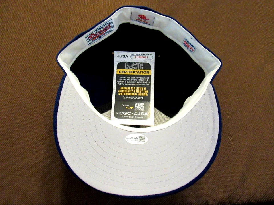 GORRA DE LANA PROFESIONAL KEN GRIFFEY JR MARINERS HOF FIRMADA AUTOMÁTICA DE COLECCIÓN NUEVA ERA JSA BEAUTY Foto 3 de 4