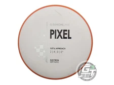 USED Axiom Discs [LIZOTTE] Electron Soft Pixel 175g White Orange Rim Putter Disc