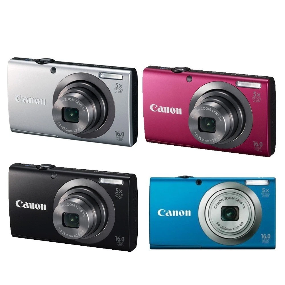 Canon PowerShot A2300 Digital Cameras with Date/Time Stamp for