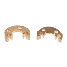 2 Gold Pieces of French Horn Rotor Stopper for Replacement
