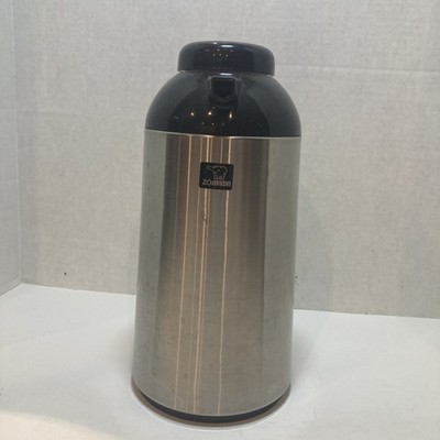 Vintage Premium Zojirushi Vacuum Stainless Steel Thermos Carafe Air Pot 1 Liter
