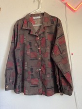 Vintage Truffles button long sleeve shirt Late 90s/Y2K M