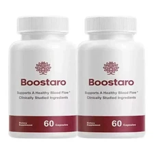 Boostaro Capsules -Boostaro -Blood Flow Virility For Men 60 Caps .Pack of 2