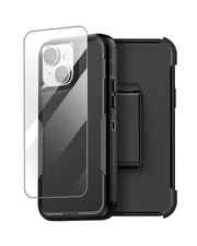 AICase Belt Clip Case iPhone 15,Support Magnetic Car Mount Heavy Du... Fast Ship