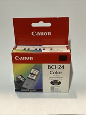 Canon BCI-24 Ink Cartridge Color GENUINE OPEN BOX SEALED PRODUCT