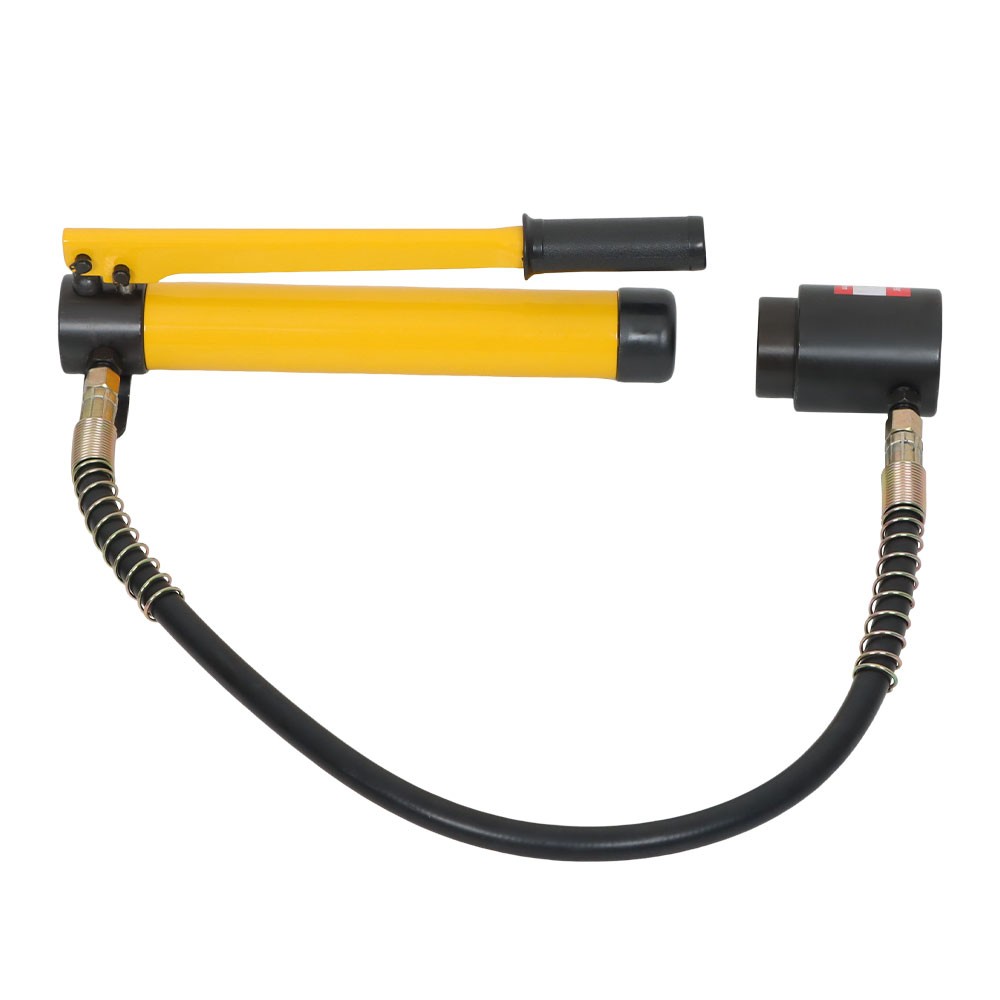 10 Ton 1/2" to 2" Hydraulic Knockout Punch Driver Tool With 6 Dies Kit