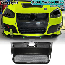 Carbon Front Kühlergrill Frontgrill Grill Passt für VW Golf 5 GTI MK5 2005-2008