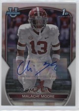 2022 Bowman U Chrome Prospect Refractor 105/499 Malachi Moore #74 Auto 0pm