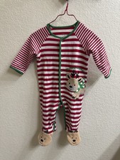 Little Me Baby  s First Christmas Unisex Sleeper Size 3 Months New with Tags