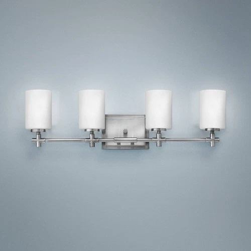 Hinkley Laurel 4-Light 27 3/4"W Brushed Nickel Bath Light - Picture 1 of 9