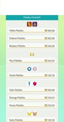   Kompletter Pokémon HOME Living Dex     Shiny & Non-Shiny